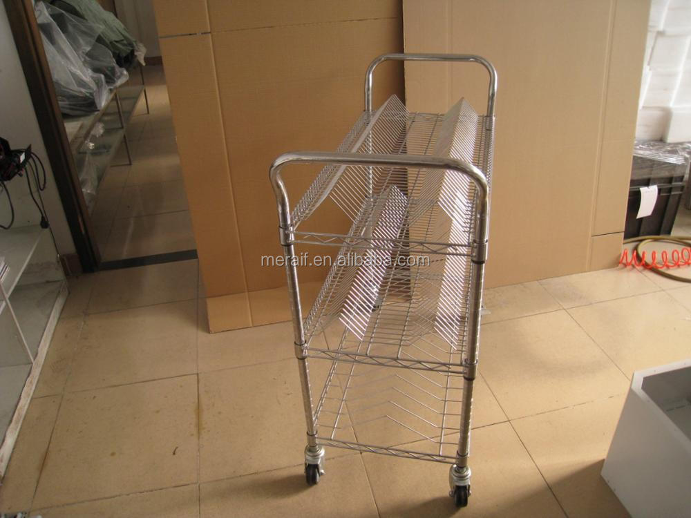 esd smt reel storage cart SMT Reel Trolley/PCB Protection Device ESD Storage Trolley Rack/ESD SMT Reel Shelving Trolley for sale