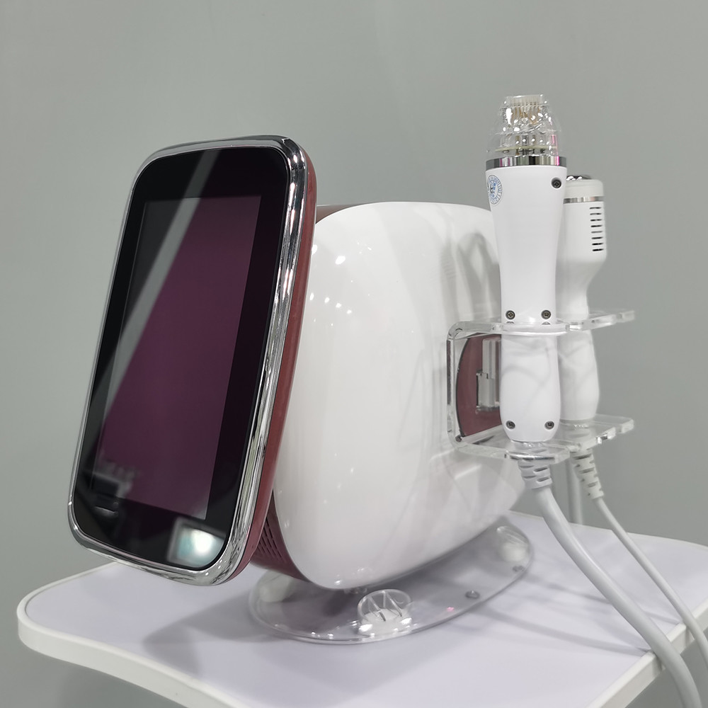 MJ0002 Multifunction 2 In 1 Insulated Needle With RF Miconeedle Portable Facial Skin Tightening RF Machine