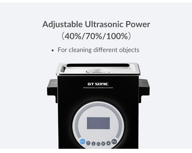 Small Size Ultrasonic Jewelry Cleaner , Black Color Ultrasonic Ring Cleaner