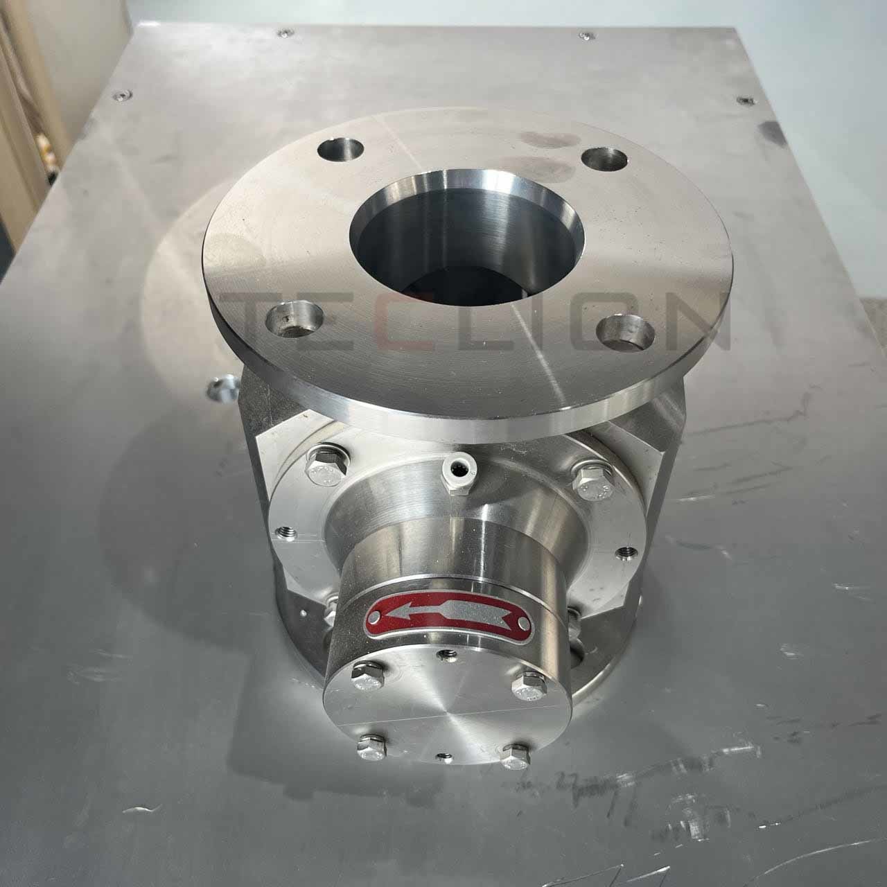 Conveyor Hygiene Sanitary Rotary Air Lock Feeder Powder Rotary Feeding Valve