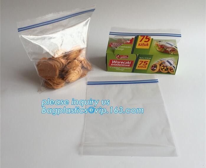 packing clear bag LDPE transparent custom printed zipper bags plastic k bag, transparent custom printed zip
