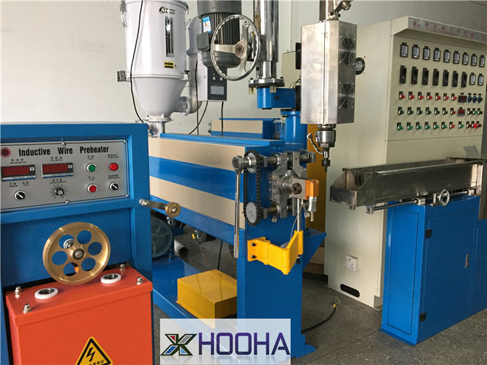 Ldpe Xlpe Lshf Nylon Tpu Tpe Sheathed Electric Cable Extrusion Line