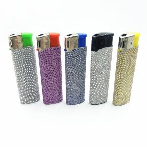 Portable Colorful Plastic Disposable and Refillable Torch Lighter for Electronic
