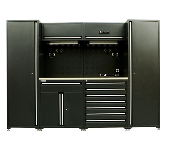 LS-GA005 Customized 1.0mm 1.2mm 1.5mm Garage Metal Tool Cabinet with ODM Support