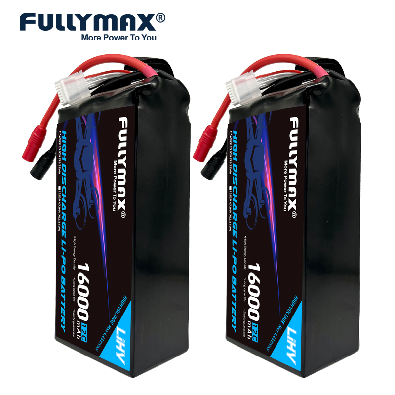 16000mAh UAV Lipo Batteries For Drones Underwater Robotics Battery 23.52V 12C