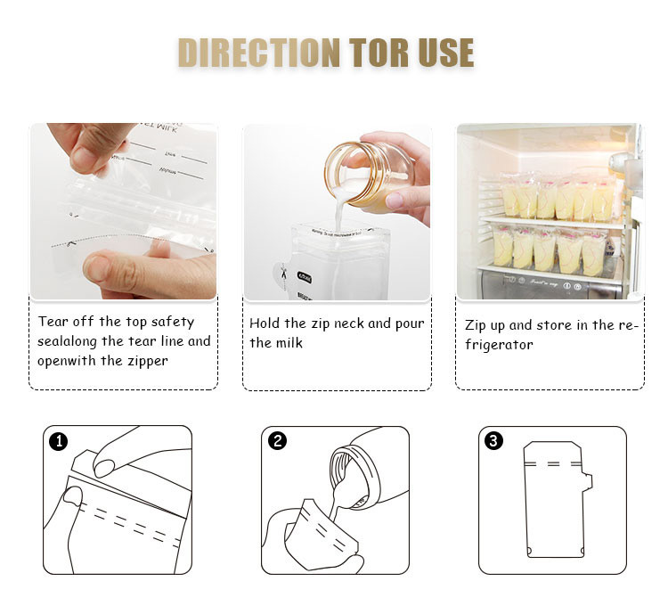 Reusable Breast Milk Cooler Bag , 40-200microns Breastmilk Storage Cooler