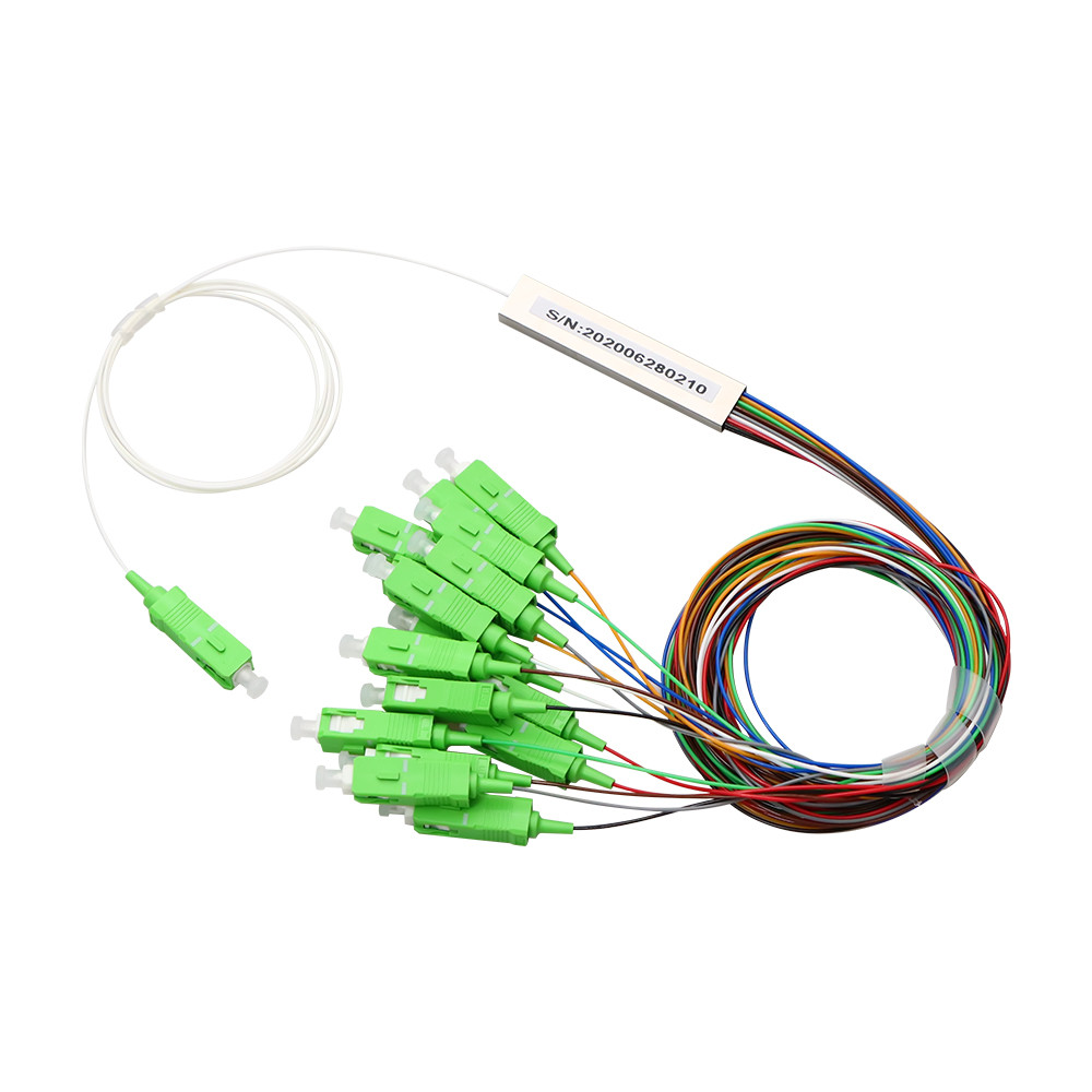 1x16 ABS FTTH PLC Splitter G652D G657A with 3.0mm Input Cable