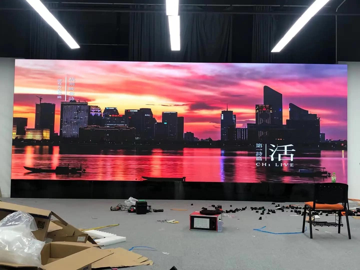 Outdoor SMD2121 P3.91 Full Color Stage LED Screen Steel Cabinet 3 Years Warranty