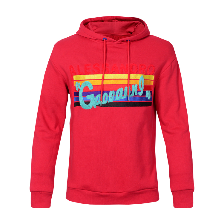 Sport Mens Hoodies And Sweatshirts Red Color Unlined Design Size S - 3XL