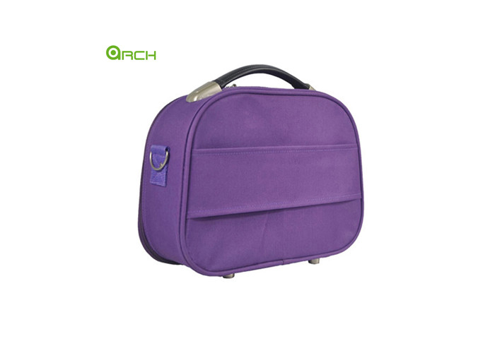 600D Vanity Case Duffle Travel Luggage Bag with One Front Pocket and Retractable Top Handle
