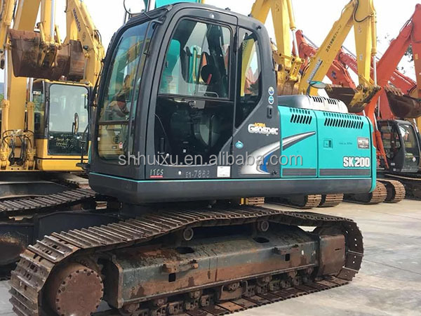 Kobelco SK200 Best selling second hand crawler excavator Kobelco SK200/Used good quality digging machine Kobelco SK200 for sale