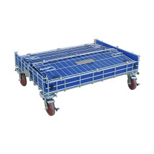 Hollow Plate Wire Mesh Storage Containers Collapsible Wire Container