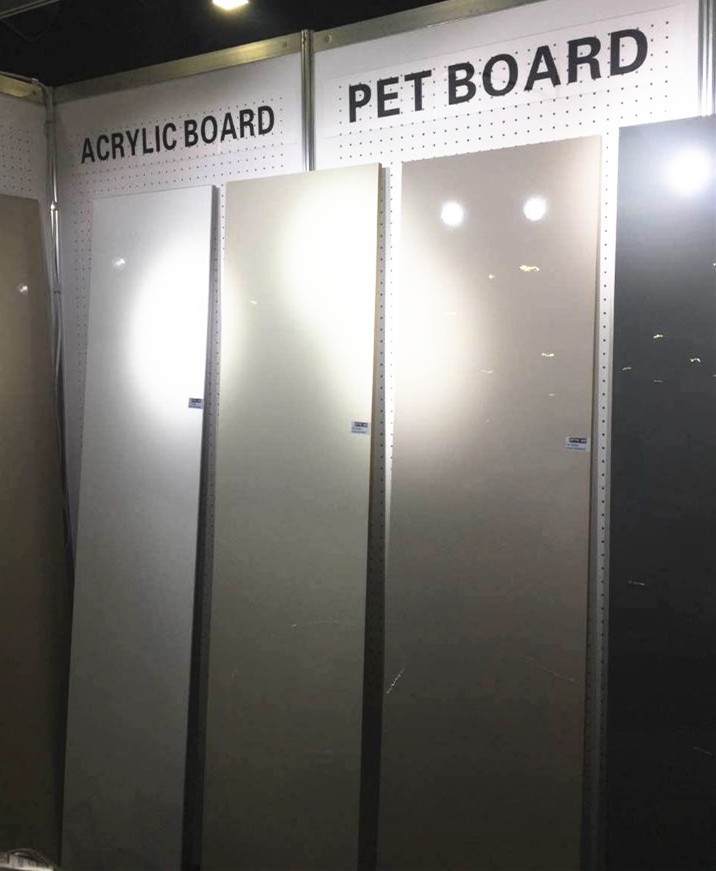 good quality sparkle silver acrylic mdf panel for kitchen furniture