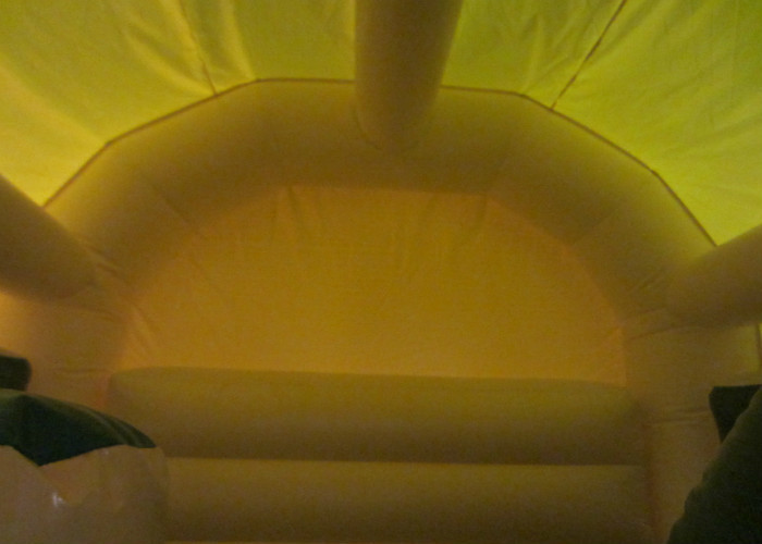 Cute spongebob inflatable combo / inflatable bouncer house / 2 in 1 inflatable combo