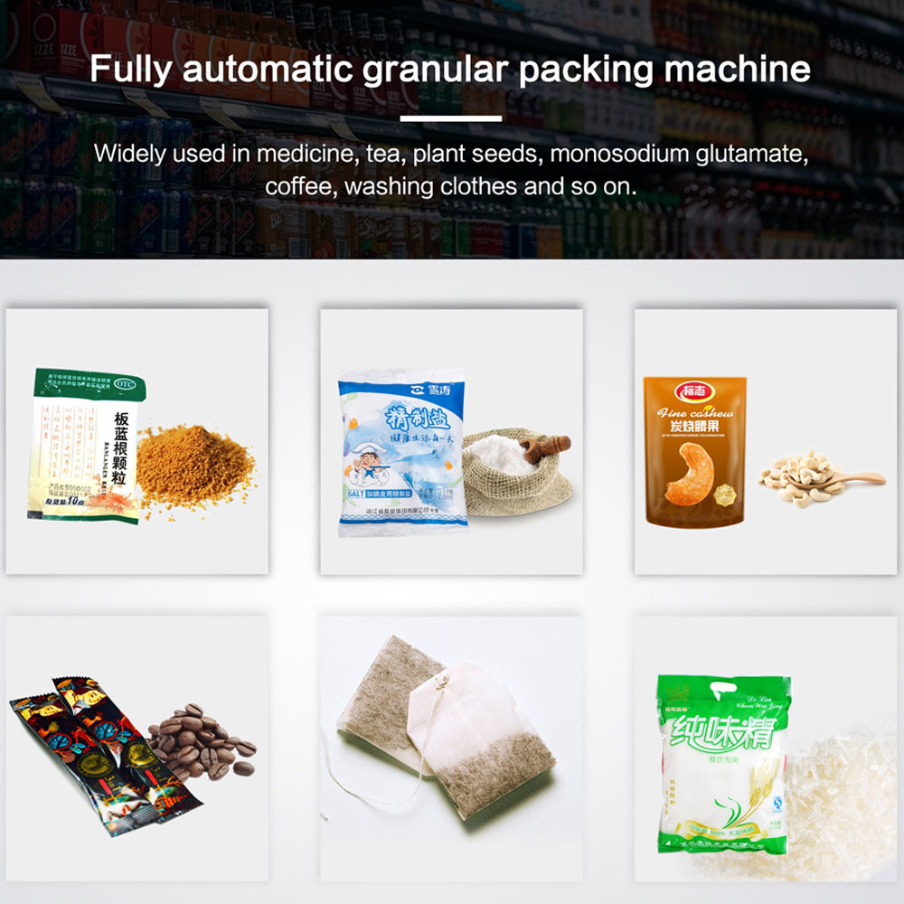 Microcomputer Control Particle Packing Machine Three Sides / Four Sides Bag