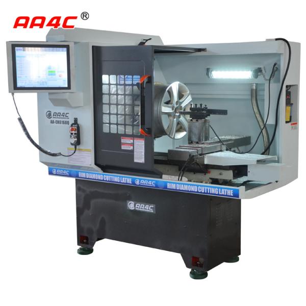 Laser Scanning Alloy Wheel Diamond Cutting Machine Refurbished Cnc Lathe Wheel