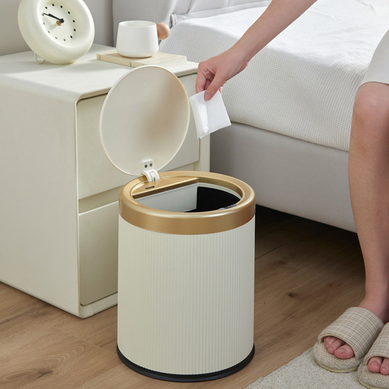 Smart Touchless Motion Sensor Trash Can Smart Trash Can Household Bedroom Trash