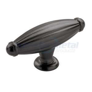 China 2 5/8 Cabinet Handles And Knobs Graphite Zinc Alloy Transitional T Bar Cabinet Knobs on sale