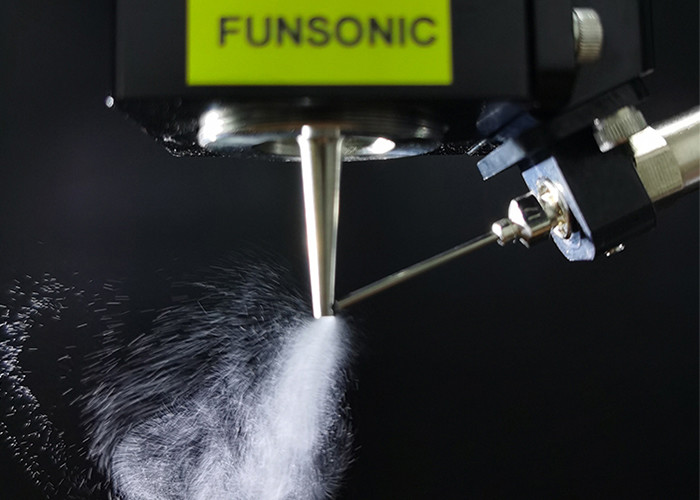 Specialized Focused Ultrasonic High Frequency Nozzles For Balloon Catheter Spraying