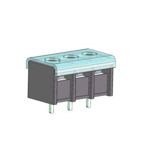  7.62 Barrier Terminal Block Connector 1*3P A Type Without Fix Hole&amp;W/T CAP H=14.7 ROHS Manufactures