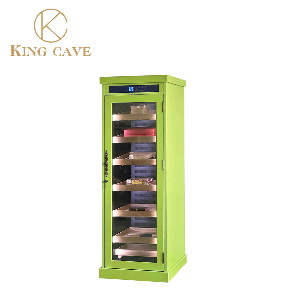 Digital Display Electrical Cigar Humidor Cabinet Cooler with Lock
