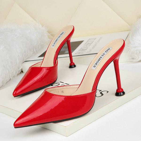 6288-3 Europe And The United States Sexy Pointed Shallow Mouth High Heels