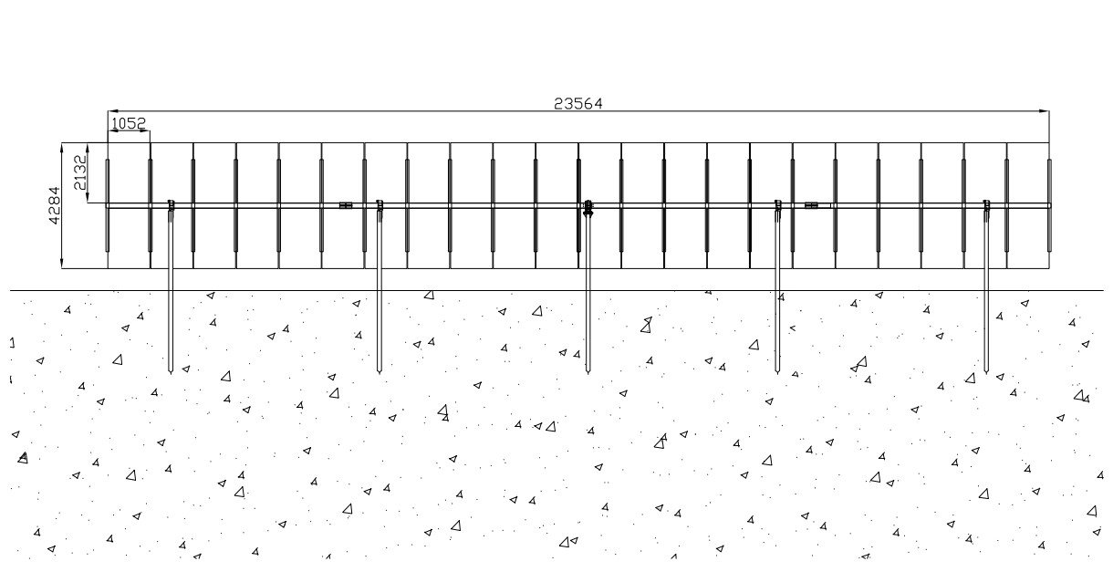 Customization Single Axis Solar Tracker Solar Panel Tracking System Kit