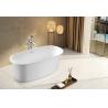 Buy cheap White Acrylic Free Standing Bathtub SP1835 Yellowing Resistant High Gloss from wholesalers