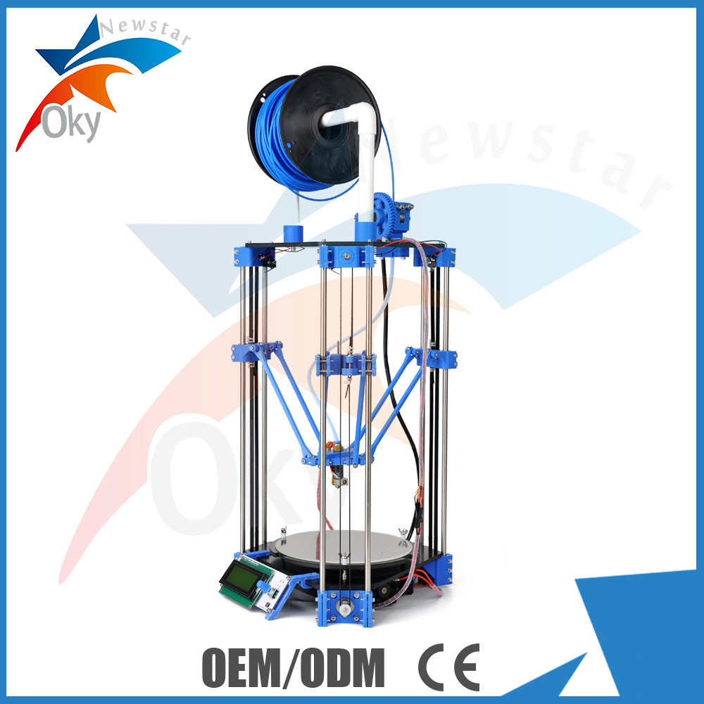  Portable RepRap 3D Printer Kits for JIETAI Delta Rostock mini DIY Toys Kit Manufactures