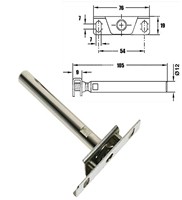 Aluminium Z Clip Bracket Perfect Mounting Solution for Mirror Photo Shelf and Cabinet