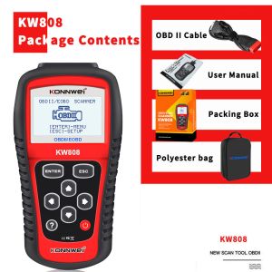 Portable Automotive Code Readers Scan Tools Displays Live O2 Sensor Test Data