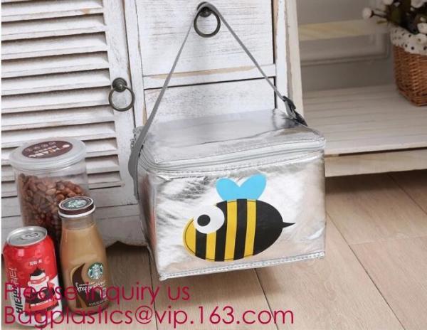 Accept Customized Logo And Packing Non Woven Insulated Lunch Thermal Cooler Bag