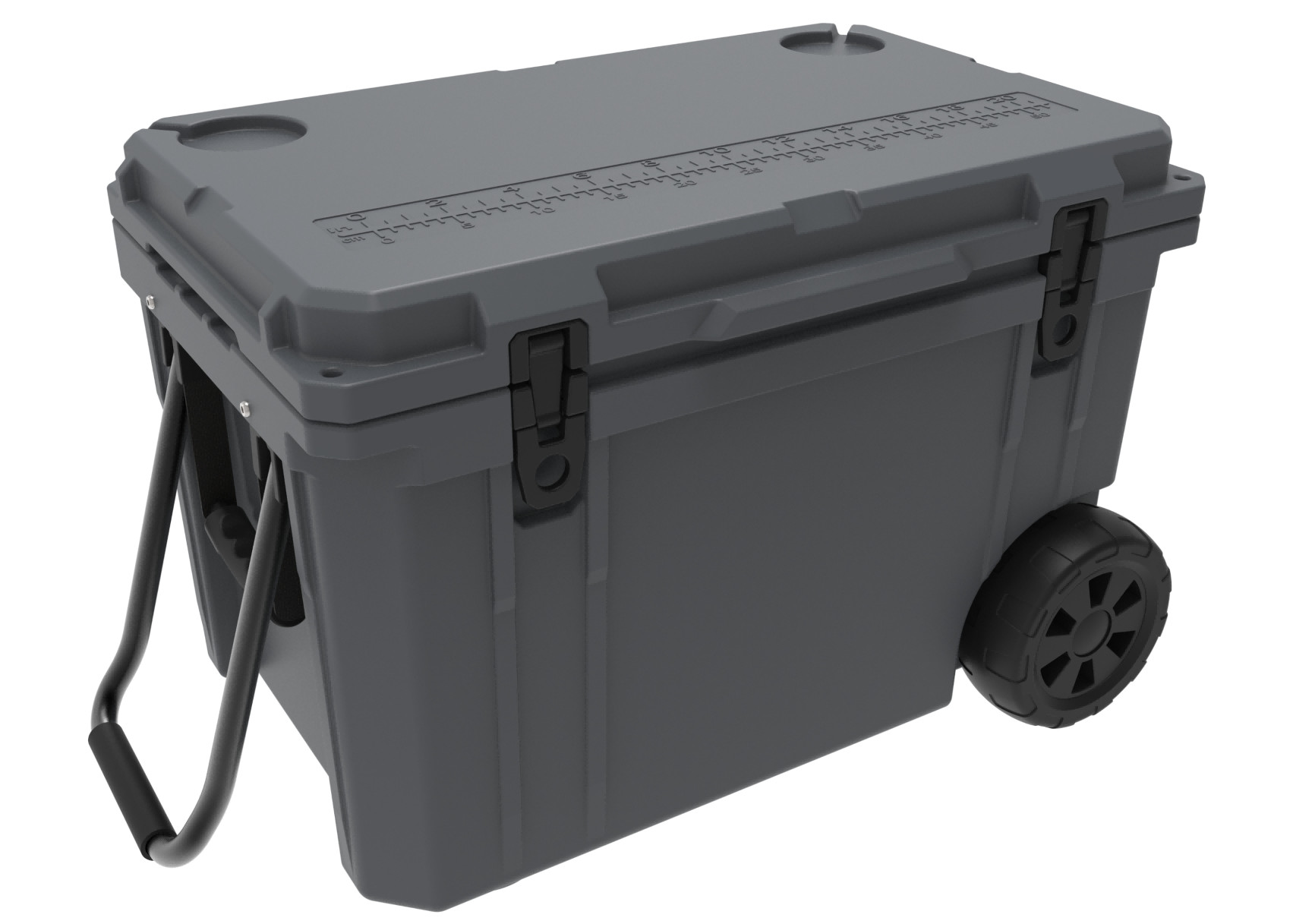 U3+ Rugged Rotomoulded Icebox Lockable Waterproof 55QT