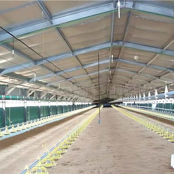 Steel Industrial-Style Light Sandwich Panel Prefabricated Warehouse for