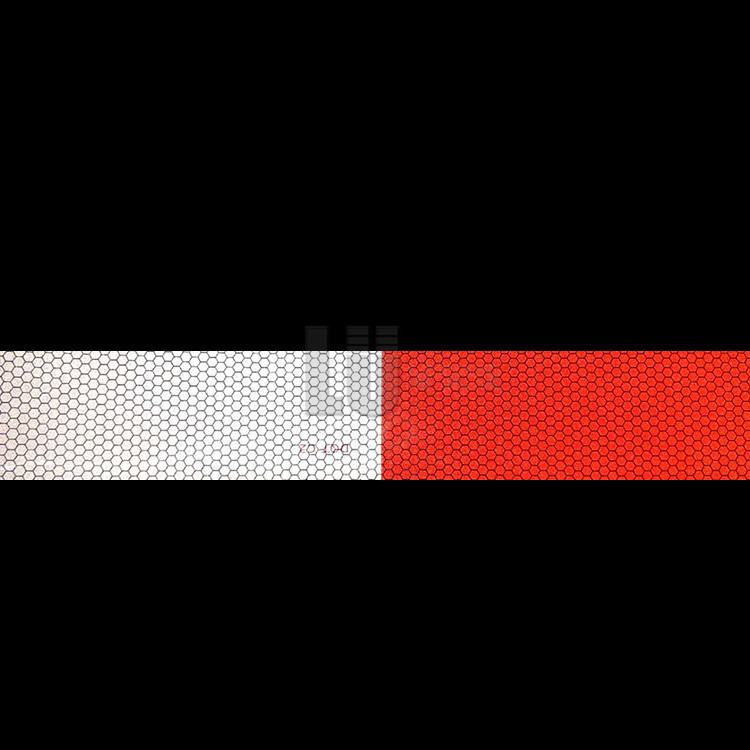 Red And White Dot C2 Reflective Tape Self Adhesive Ror Vehicles