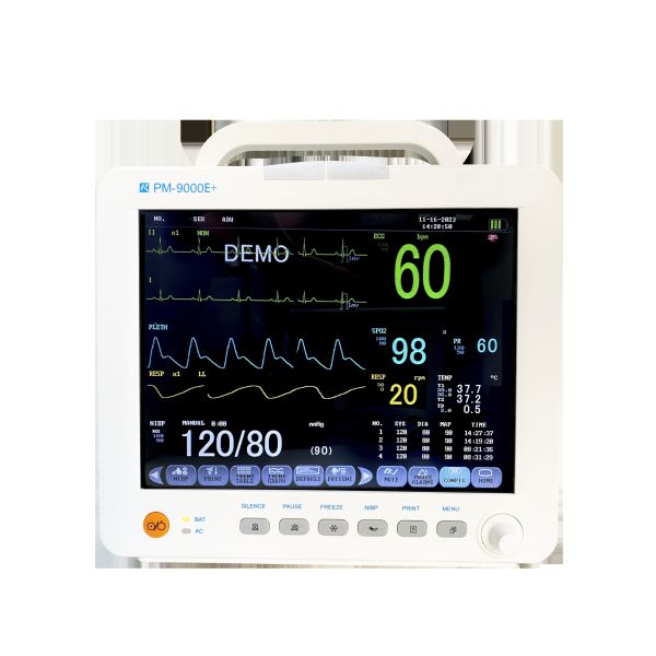 PM-9000E+ Multi Parameter Patient Monitor with 12.1 Inch Display for Detecting
