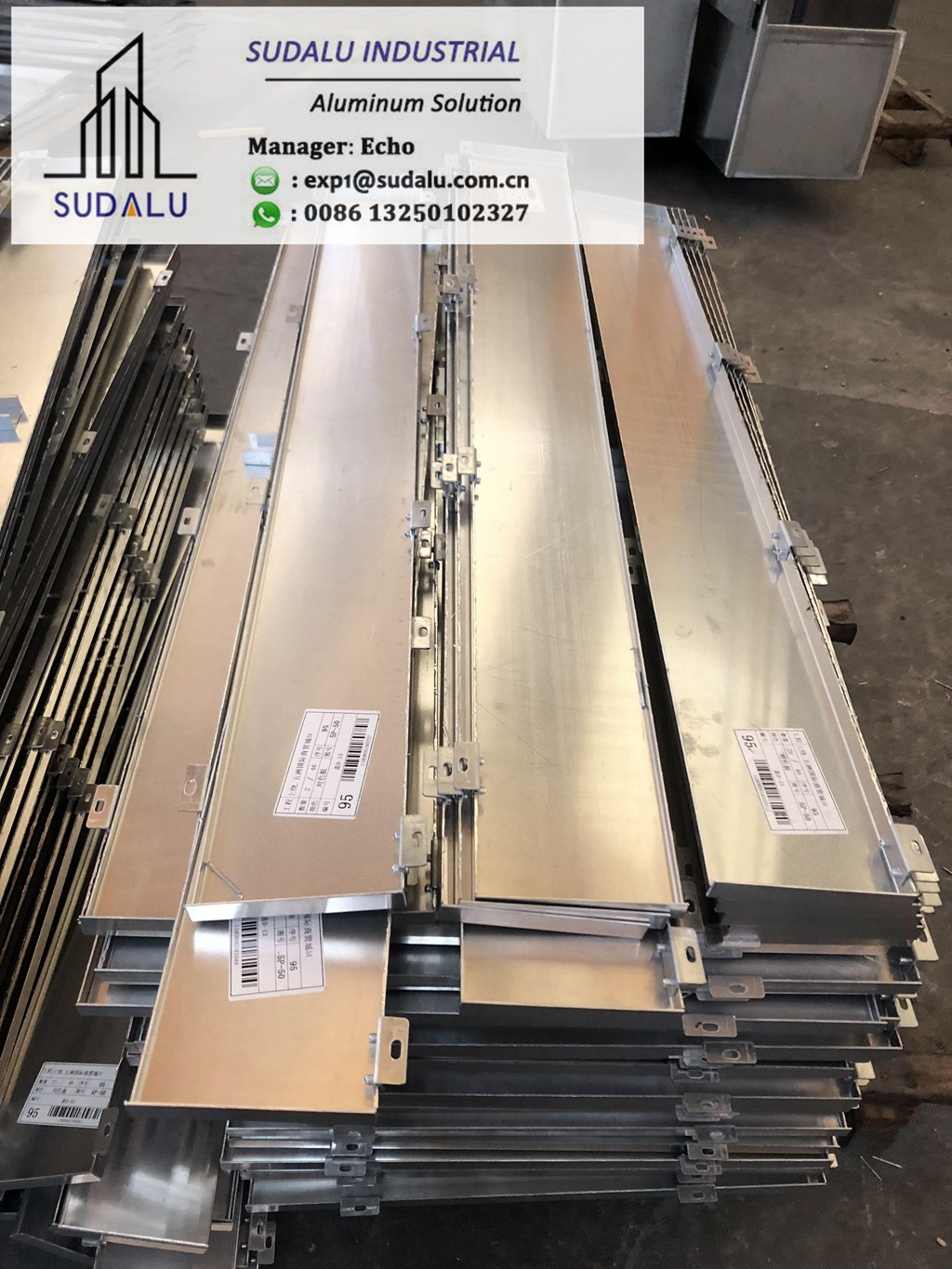 SUDALU Various Sizes Aluminum Solid Panel for Facade Cladding Exterior Decoration Metal Panel
