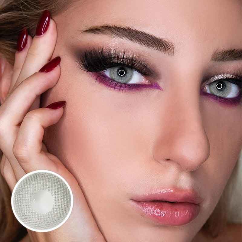 Gray Colored Contact Lenses Yearly Private Label Eye Color Lens