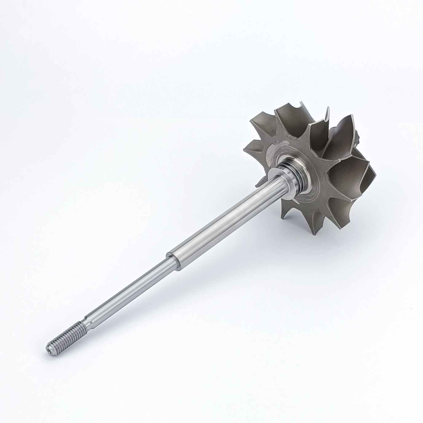 MS-TECH Turbo HE500VE Upgrade Turbine Wheel Shaft 4041851 Ind 84mm Exd 68mm Blades 5+5