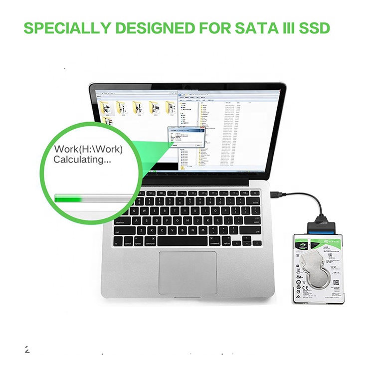 High Speed 5Gbps SDD HDD Hard Drive 2.5 Inch USB Type C 3.1 to Sata Adapter Cable
