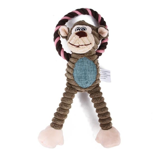 New Pet Toy Dog Plush Bite Accompany Toy Vent Cartoon Monkey Lion