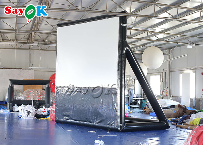 Inflatable Video Screen Waterproof Mobile Airtight Inflatable Screen Outdoor For Movies