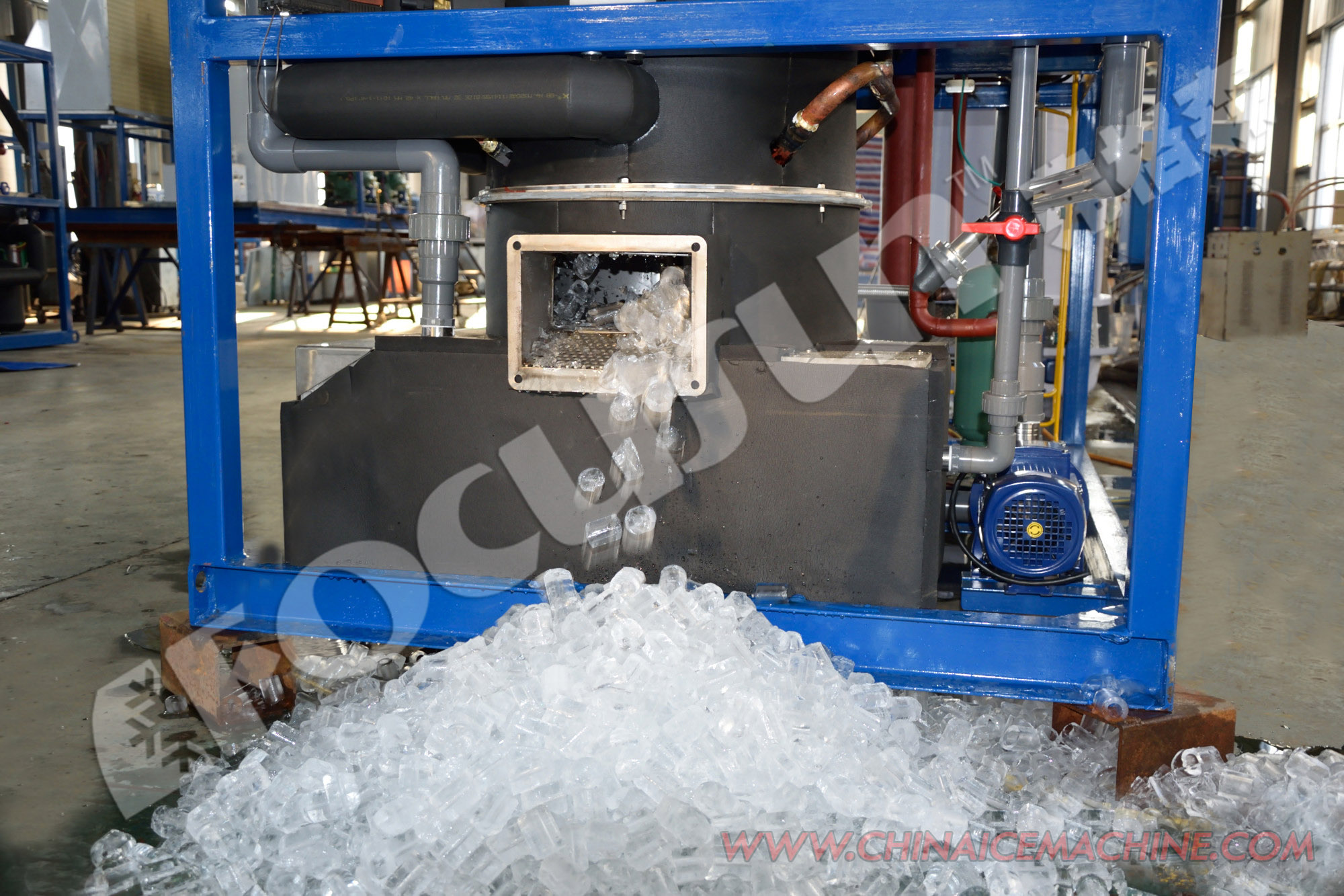 Industrial 10t Tube Ice Making Machine with Quick Freezing Function and Performance
