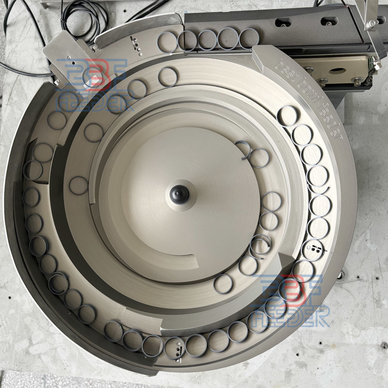 High Performance Vibrating Bowl Feeder Low Noise Operation Spiral Auto Vibration Feeding