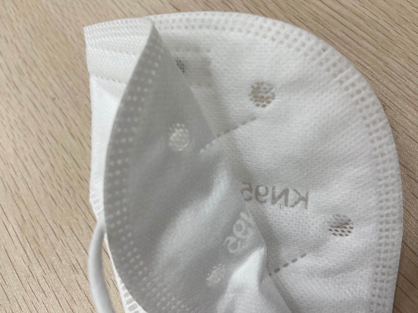 3D Cup Shape Foldable Dust Mask , Non Woven Kn95 Respirator Masks For Outdoor