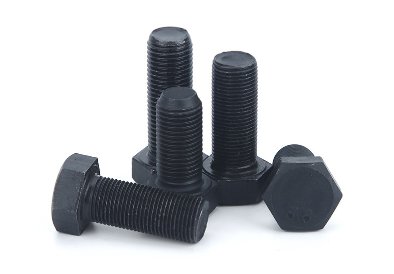 Black Zinc Plated Class 8.8 Steel Hex Head Screws Grade 8.8 Steel Hex Bolts