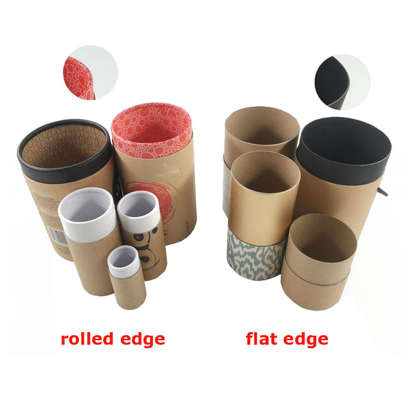 EVA Insert Custom Printed Paper Tubes For Clothes / Cylinder Cardboard Box