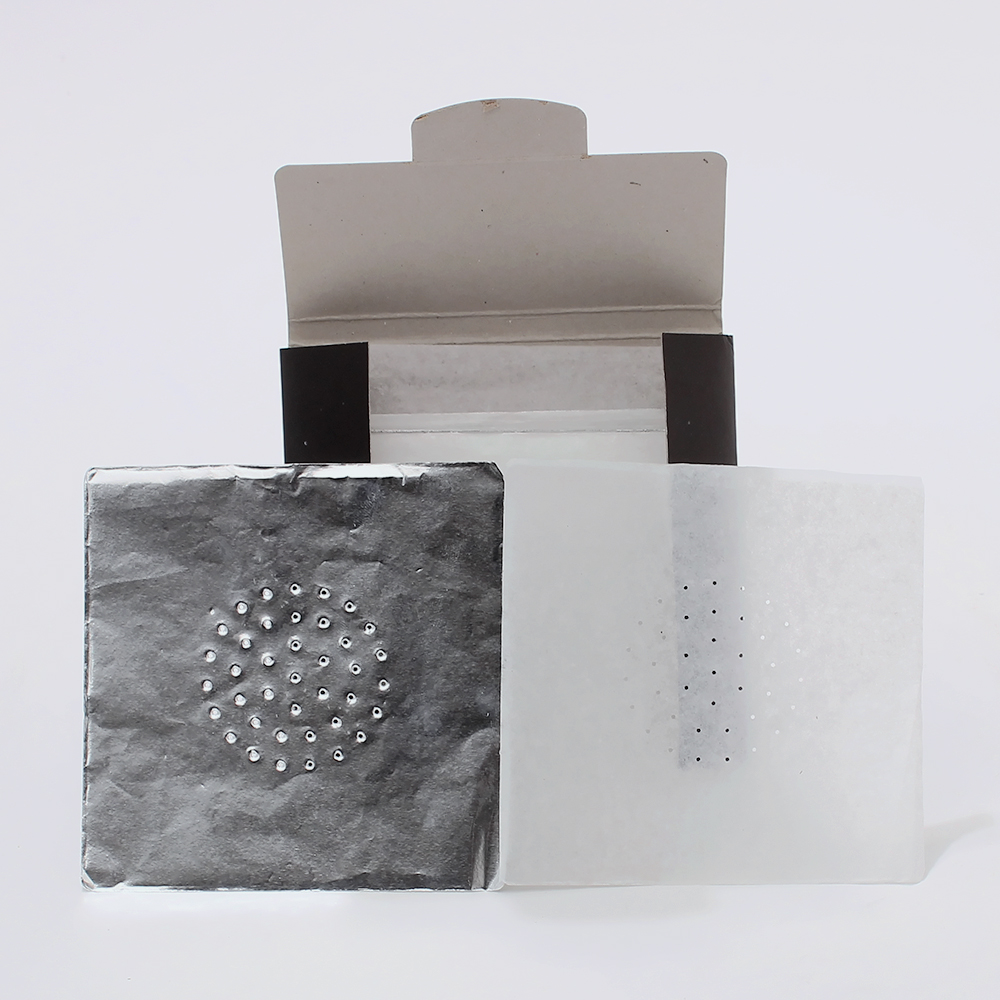 Round Square Aluminum Foil Shisha Paper Sheet With Hole For Customized Hookah Length