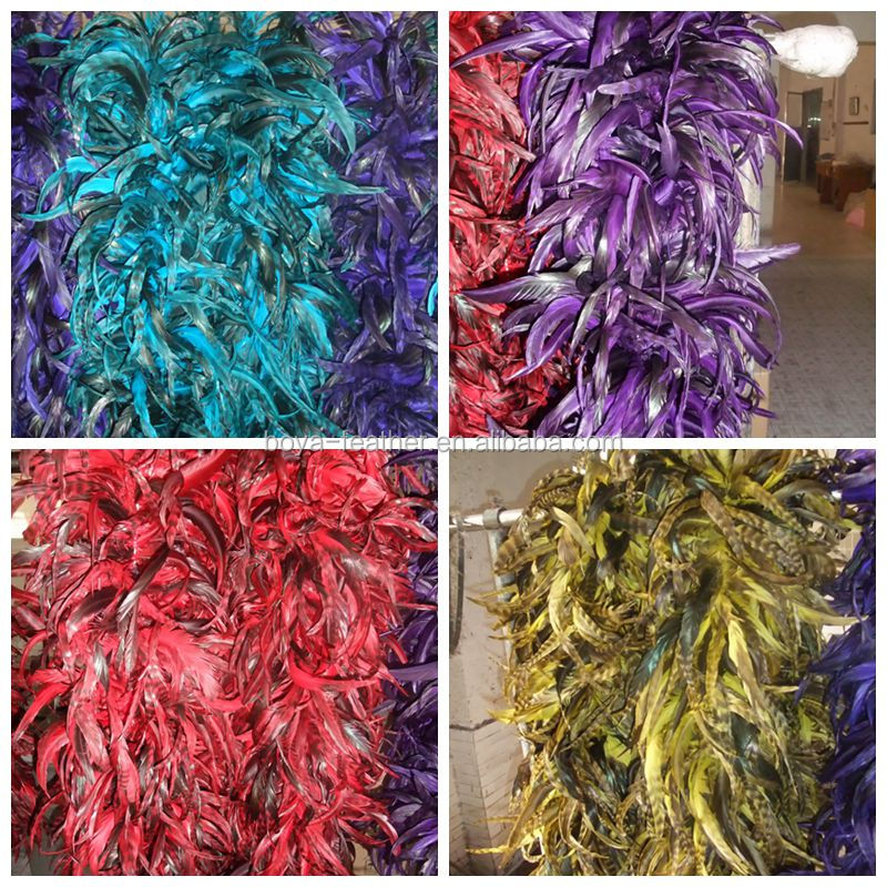 Marabou Feather and Rooster Coque Feather Boa for Event Supplies Halloween Occasion