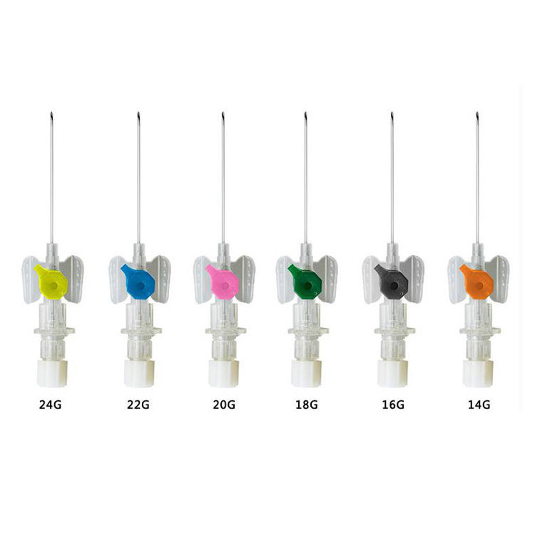 Ported Iv Cannula Medical Disposable Products Hard Blister Packing